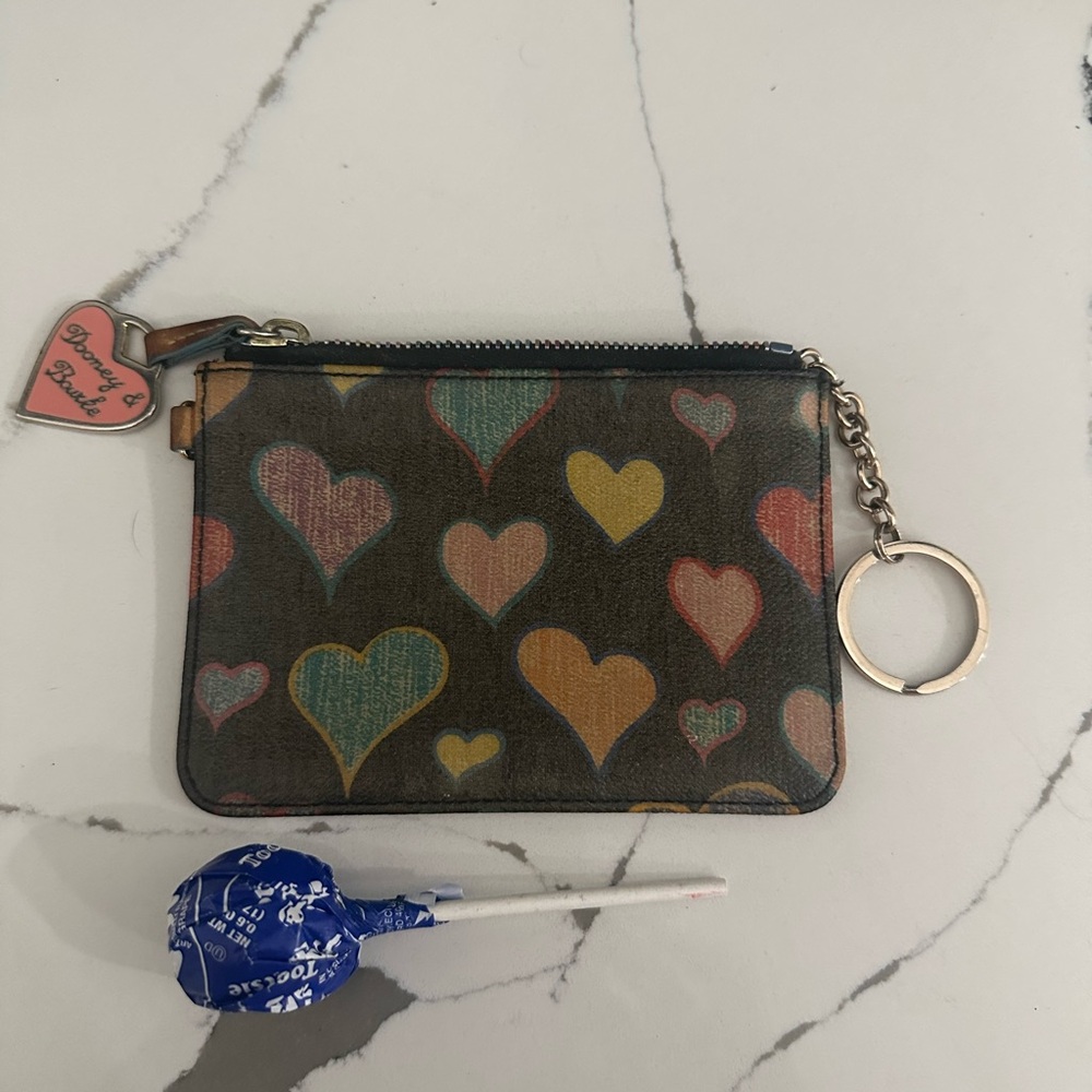 Dooney Bourke Heart Keychain Pouch
